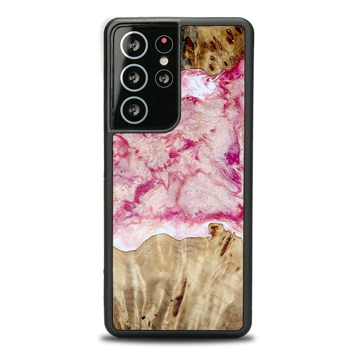 Samsung Galaxy S21 Ultra Handyhülle aus Harz und Holz - Synergy#D101