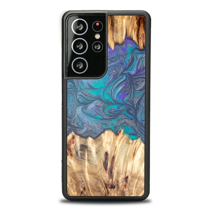 Samsung Galaxy S21 Ultra Handyhülle aus Harz und Holz - Synergy#D107