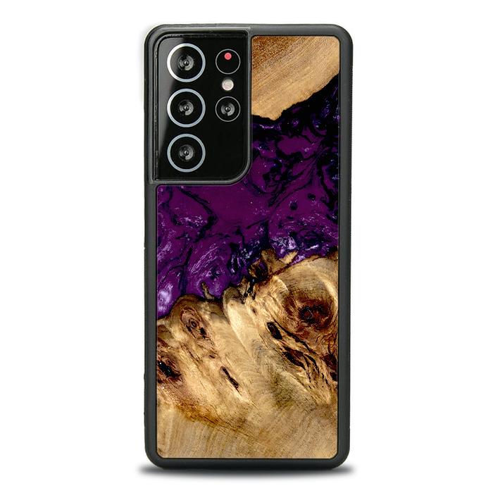 Samsung Galaxy S21 Ultra Handyhülle aus Harz und Holz - Synergy#D113