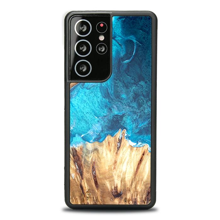 Samsung Galaxy S21 Ultra Handyhülle aus Harz und Holz - Synergy#D115