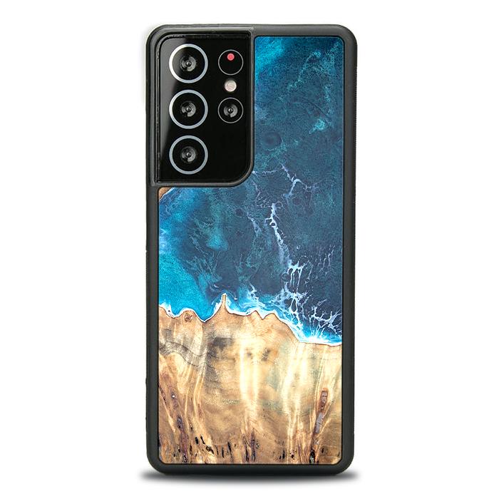 Samsung Galaxy S21 Ultra Handyhülle aus Harz und Holz - Synergy#D116