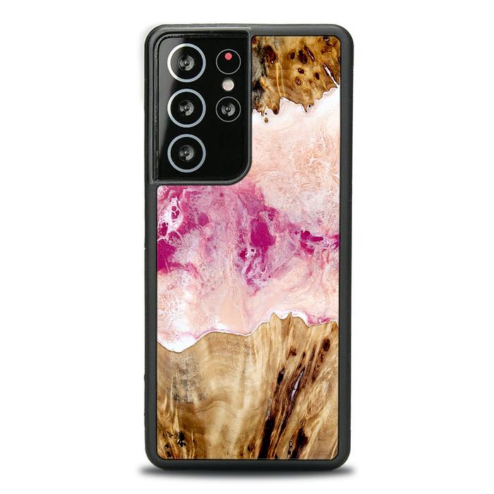 Samsung Galaxy S21 Ultra Handyhülle aus Harz und Holz - Synergy#D119