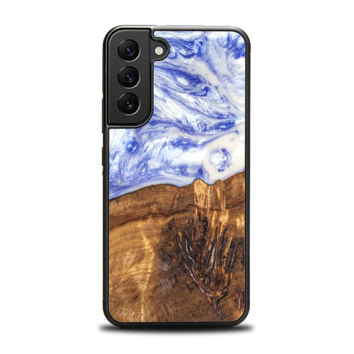 Samsung Galaxy S22 Plus Handyhülle aus Harz und Holz - SYNERGY#B04