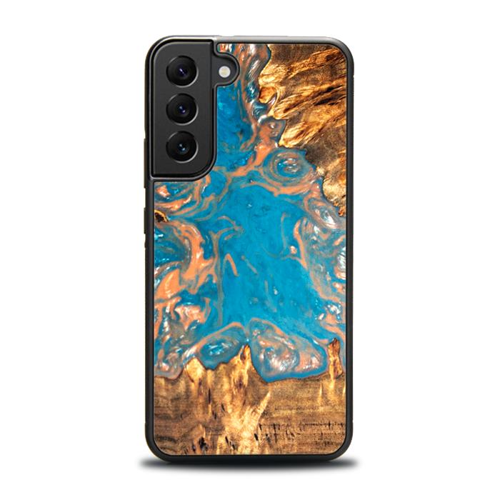 Samsung Galaxy S22 Plus Handyhülle aus Harz und Holz - SYNERGY#B22