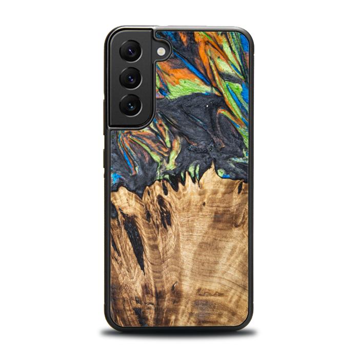 Samsung Galaxy S22 Plus Handyhülle aus Harz und Holz - SYNERGY#C22
