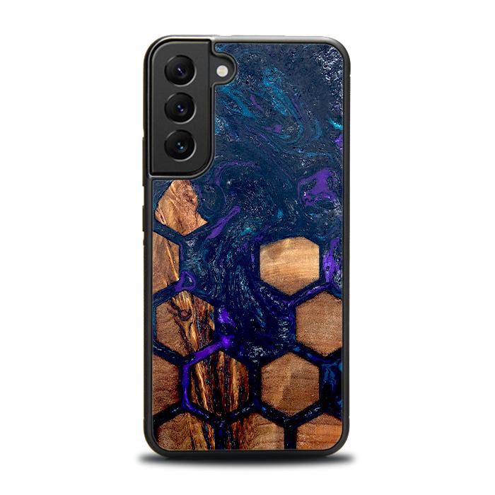 Samsung Galaxy S22 Plus Handyhülle aus Harz und Holz - Synergy#D106