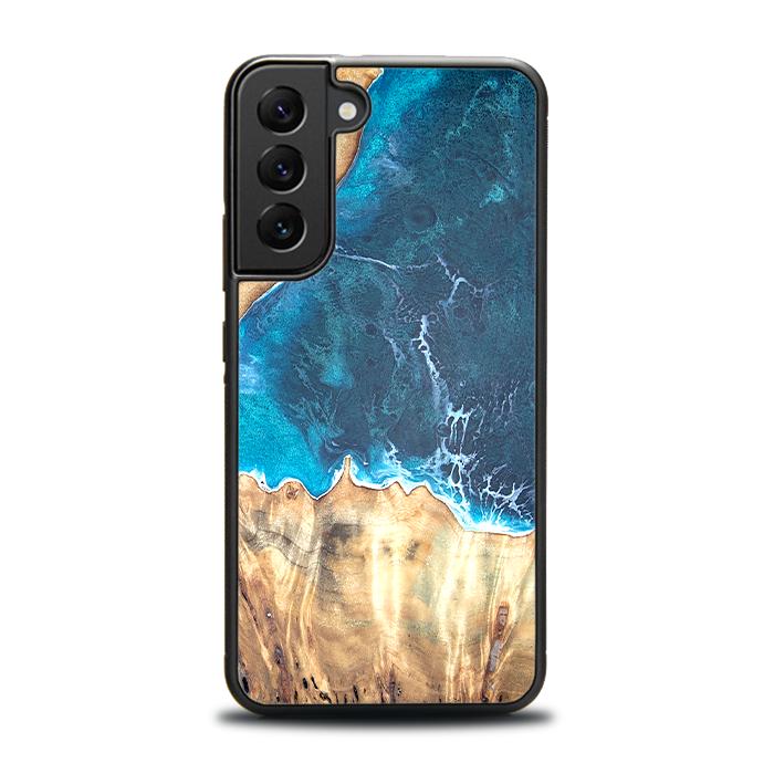 Samsung Galaxy S22 Plus Handyhülle aus Harz und Holz - Synergy#D116