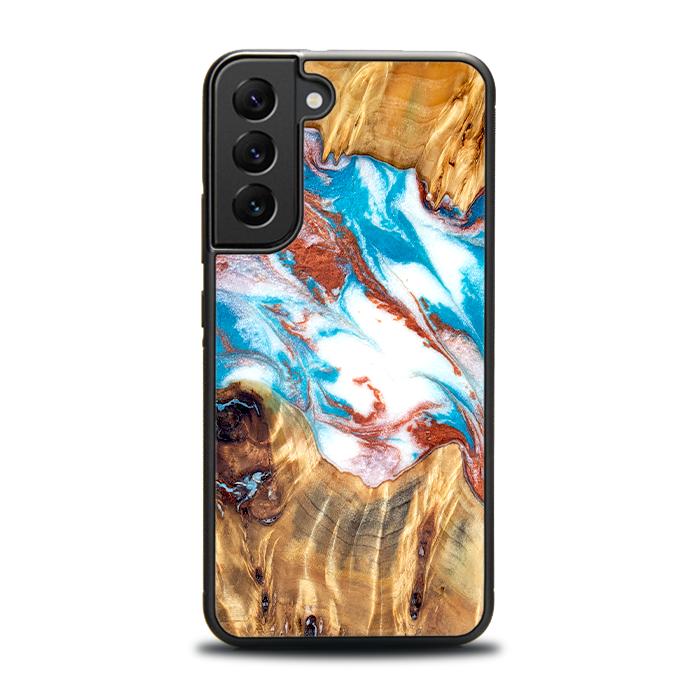 Samsung Galaxy S22 Plus Handyhülle aus Harz und Holz - Synergy#D137