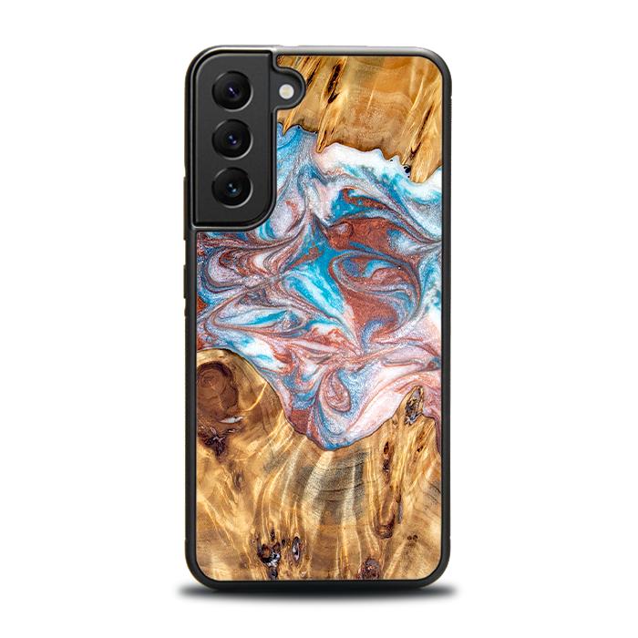 Samsung Galaxy S22 Plus Handyhülle aus Harz und Holz - Synergy#D138