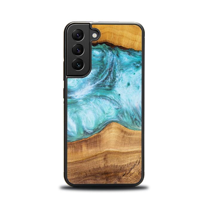 Samsung Galaxy S22 Handyhülle aus Harz und Holz - SYNERGY#202