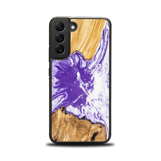 Samsung Galaxy S22 Handyhülle aus Harz und Holz - SYNERGY#A79