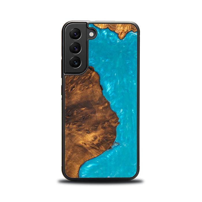 Samsung Galaxy S22 Handyhülle aus Harz und Holz - SYNERGY#B07