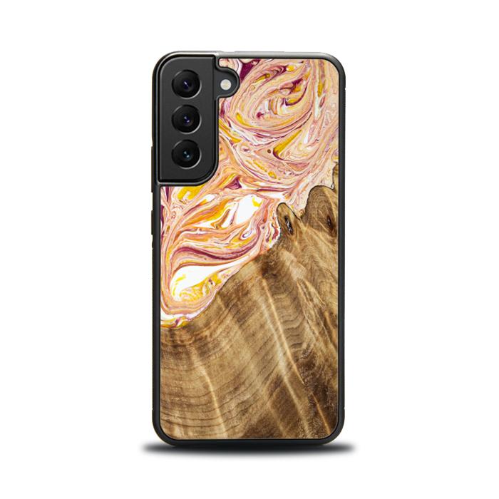 Samsung Galaxy S22 Handyhülle aus Harz und Holz - SYNERGY#C48