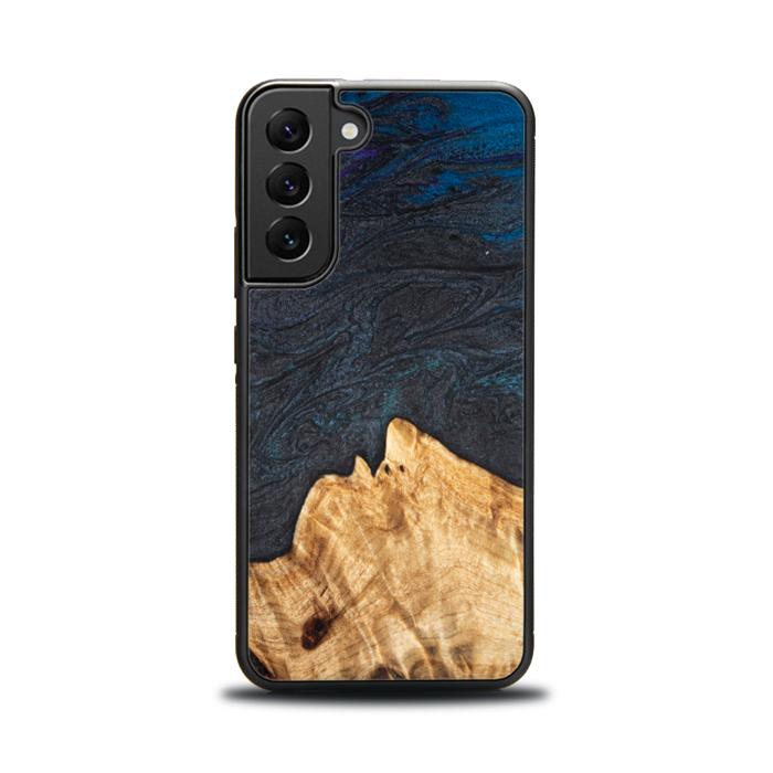 Samsung Galaxy S22 Handyhülle aus Harz und Holz - Synergy#C5