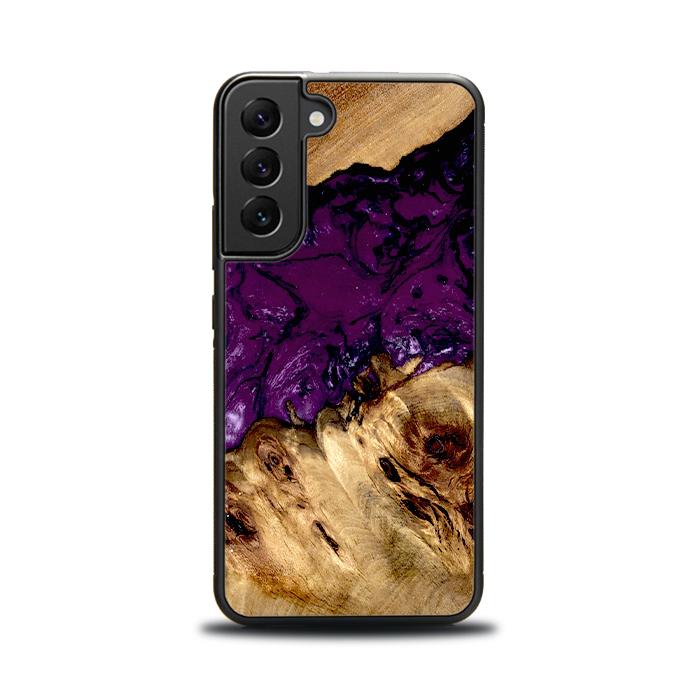Samsung Galaxy S22 Handyhülle aus Harz und Holz - Synergy#D113