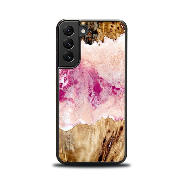 Samsung Galaxy S22 Handyhülle aus Harz und Holz - Synergy#D119