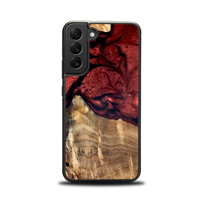 Samsung Galaxy S22 Handyhülle aus Harz und Holz - Synergy#D122