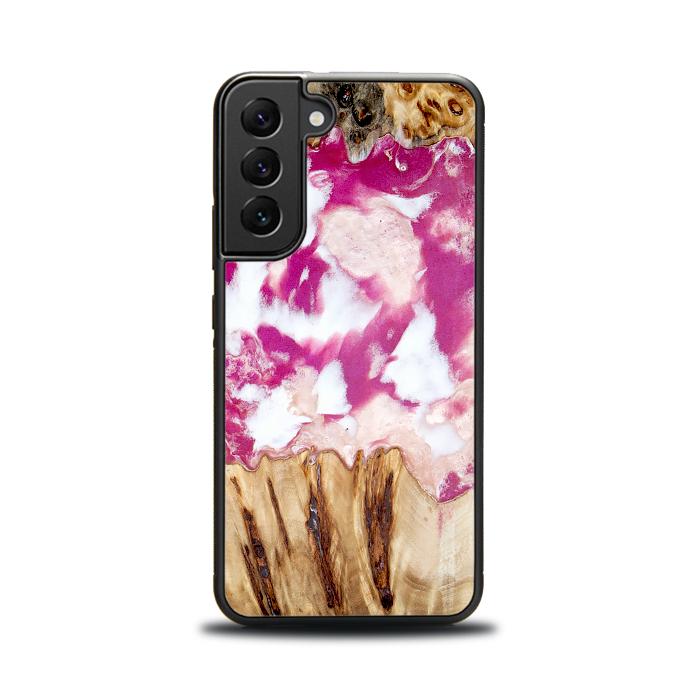 Samsung Galaxy S22 Handyhülle aus Harz und Holz - Synergy#D124
