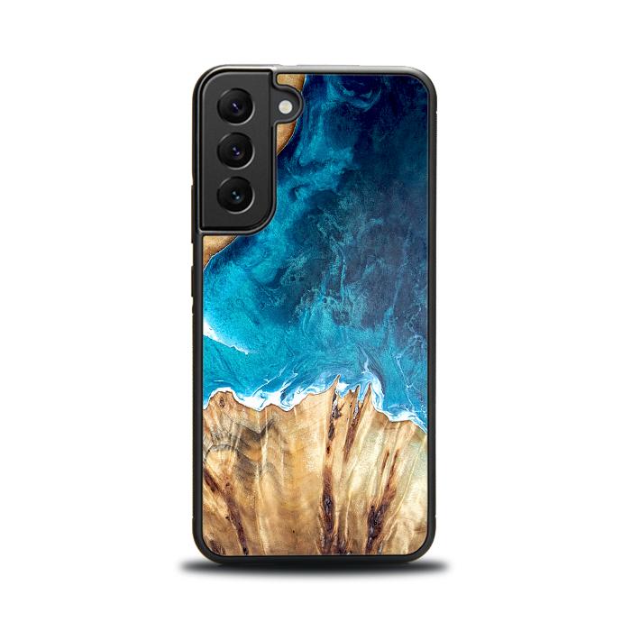 Samsung Galaxy S22 Handyhülle aus Harz und Holz - Synergy#D126