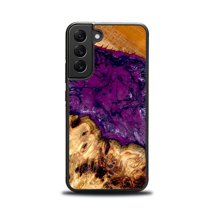 Samsung Galaxy S22 Handyhülle aus Harz und Holz - Synergy#D130