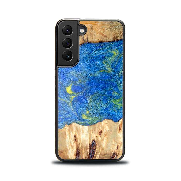Samsung Galaxy S22 Handyhülle aus Harz und Holz - Synergy#D131