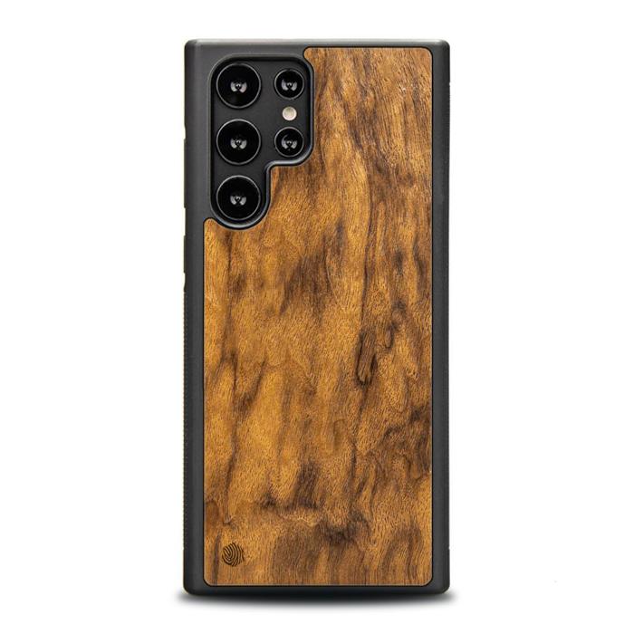 Samsung Galaxy S22 Ultra Handyhülle aus Holz - Imbuia