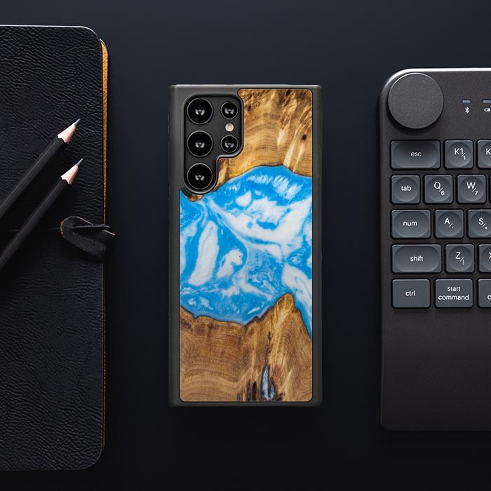 Samsung Galaxy S22 Ultra Handyhülle aus Harz und Holz - SYNERGY#A29