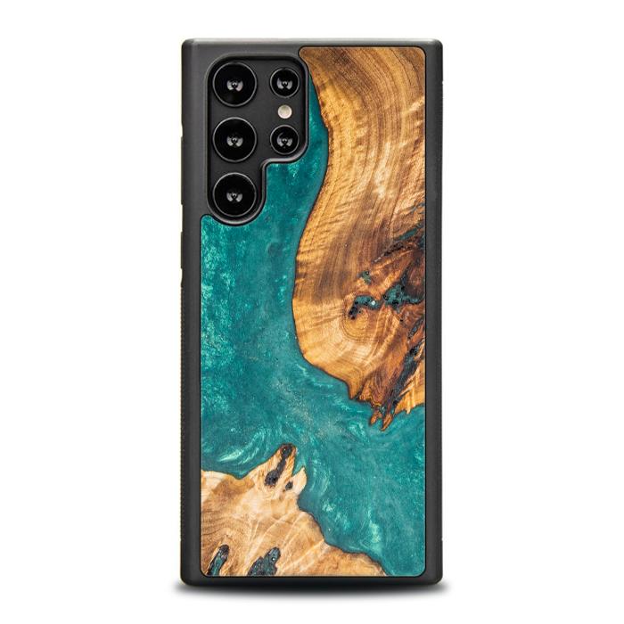 Samsung Galaxy S22 Ultra Handyhülle aus Harz und Holz - SYNERGY#A37
