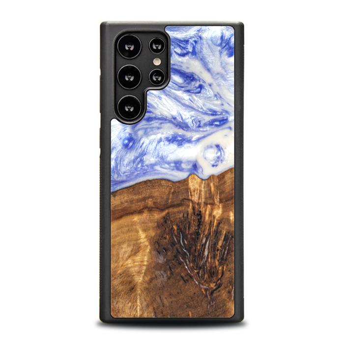 Samsung Galaxy S22 Ultra Handyhülle aus Harz und Holz - SYNERGY#B04