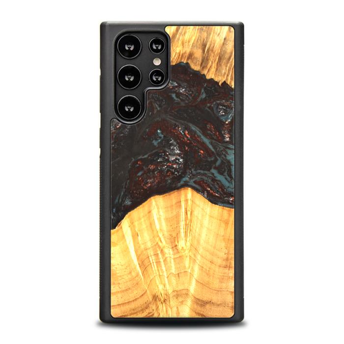 Samsung Galaxy S22 Ultra Handyhülle aus Harz und Holz - SYNERGY#B42