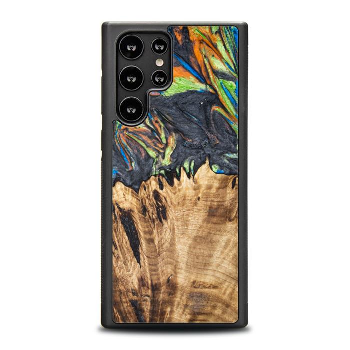 Samsung Galaxy S22 Ultra Handyhülle aus Harz und Holz - SYNERGY#C22