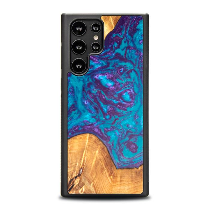 Samsung Galaxy S22 Ultra Handyhülle aus Harz und Holz - Synergy#B28