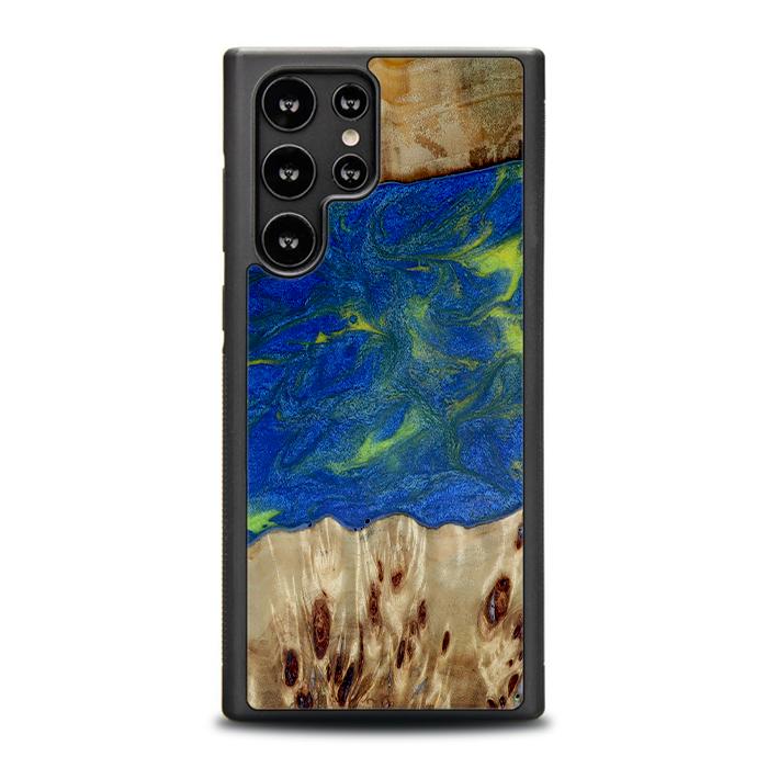 Samsung Galaxy S22 Ultra Handyhülle aus Harz und Holz - Synergy#D102