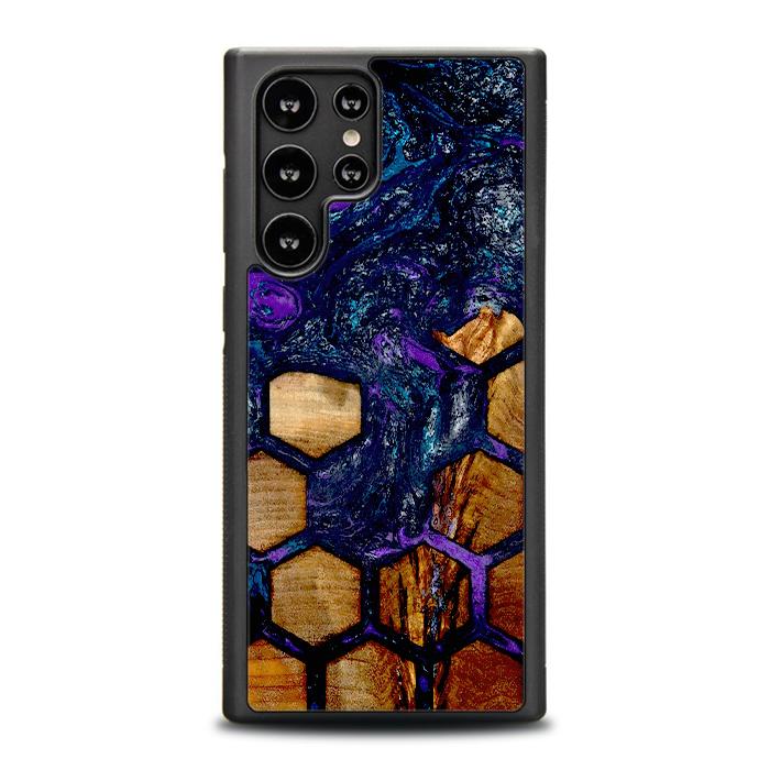Samsung Galaxy S22 Ultra Handyhülle aus Harz und Holz - Synergy#D105