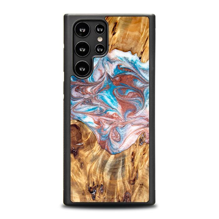 Samsung Galaxy S22 Ultra Handyhülle aus Harz und Holz - Synergy#D138