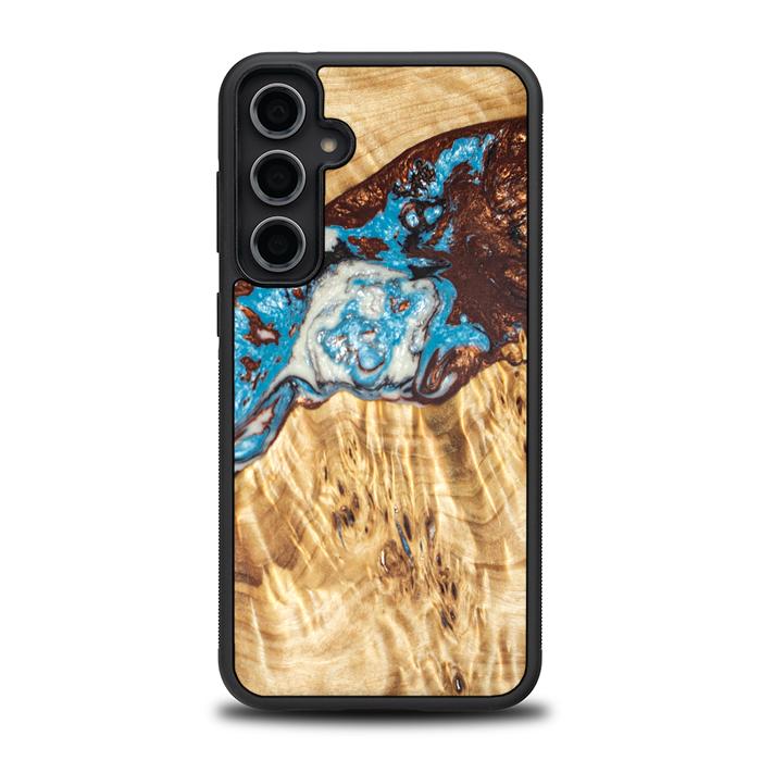 Samsung Galaxy S23 FE Handyhülle aus Harz und Holz - Synergy#B12