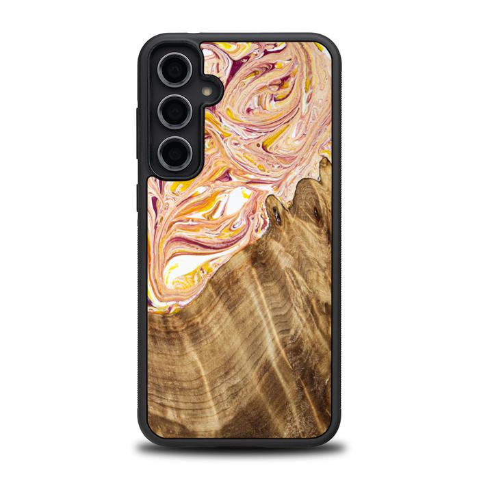 Samsung Galaxy S23 FE Handyhülle aus Harz und Holz - Synergy#C48