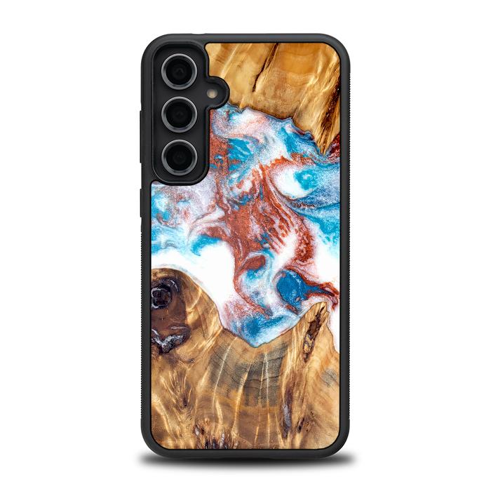Samsung Galaxy S23 FE Handyhülle aus Harz und Holz - Synergy#D125