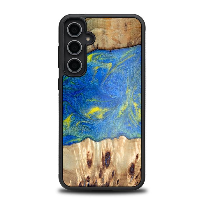 Samsung Galaxy S23 FE Handyhülle aus Harz und Holz - Synergy#D128