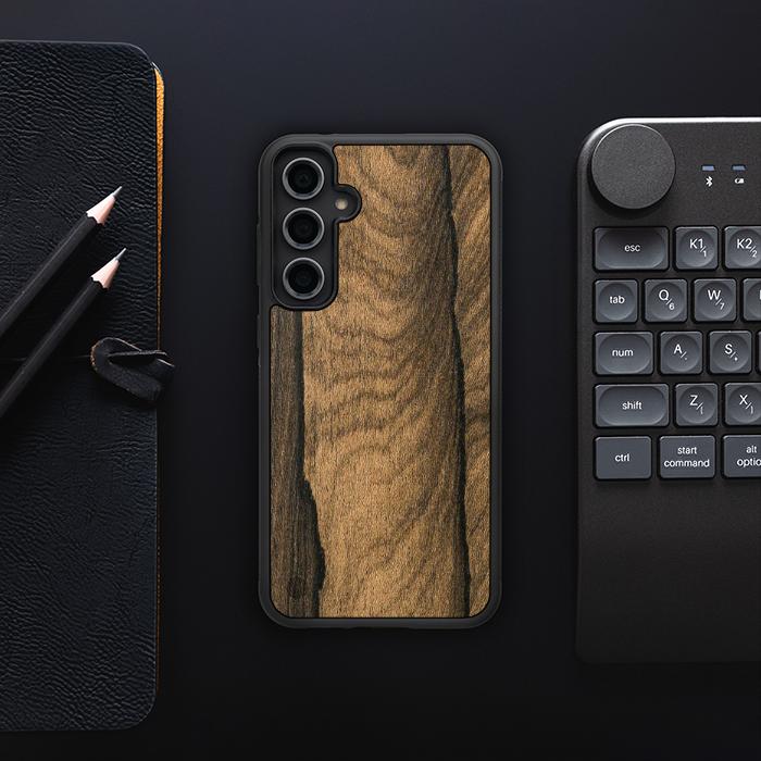 Samsung Galaxy S23 FE Handyhülle aus Holz - Ziricote