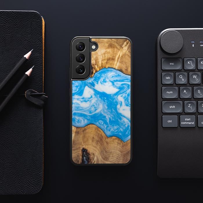 Samsung Galaxy S23 Plus Handyhülle aus Harz und Holz - SYNERGY#A31