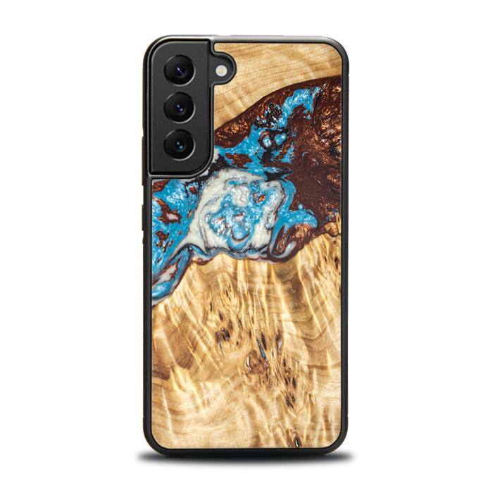 Samsung Galaxy S23 Plus Handyhülle aus Harz und Holz - SYNERGY#B12