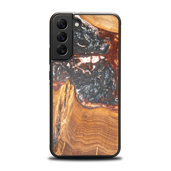 Samsung Galaxy S23 Plus Handyhülle aus Harz und Holz - SYNERGY#B37