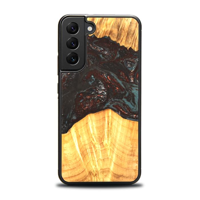 Samsung Galaxy S23 Plus Handyhülle aus Harz und Holz - SYNERGY#B42
