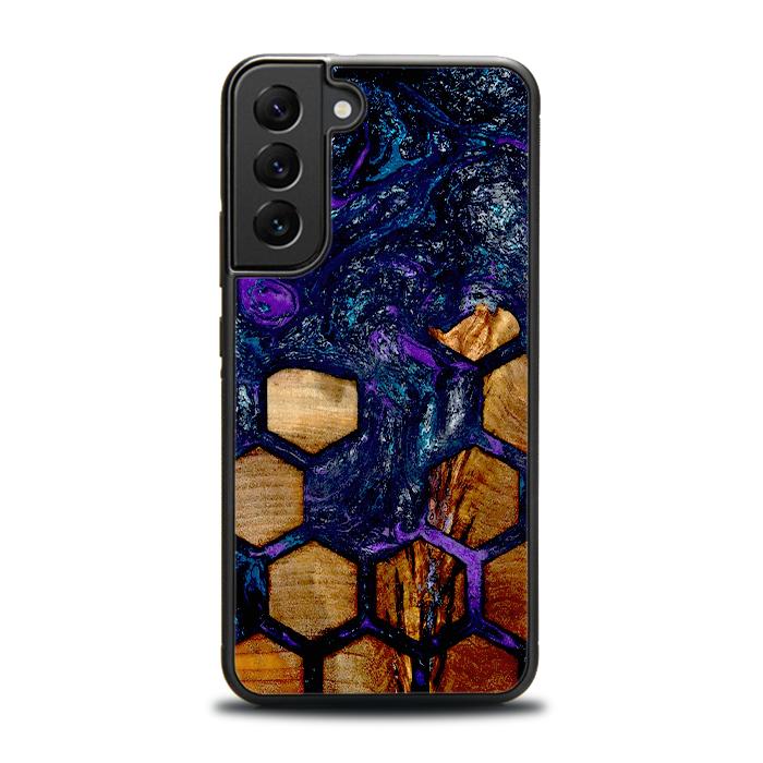 Samsung Galaxy S23 Plus Handyhülle aus Harz und Holz - Synergy#D105