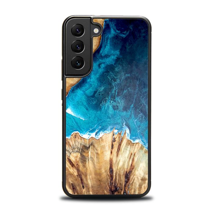 Samsung Galaxy S23 Plus Handyhülle aus Harz und Holz - Synergy#D126