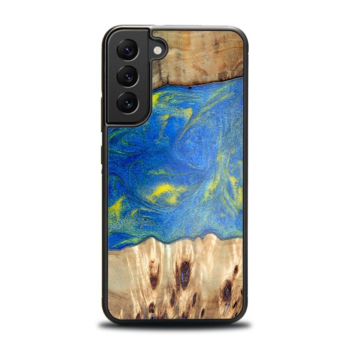 Samsung Galaxy S23 Plus Handyhülle aus Harz und Holz - Synergy#D128