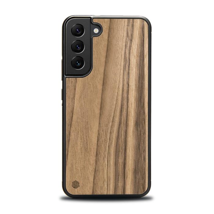 Samsung Galaxy S23 Plus Handyhülle aus Holz - Nussbaum
