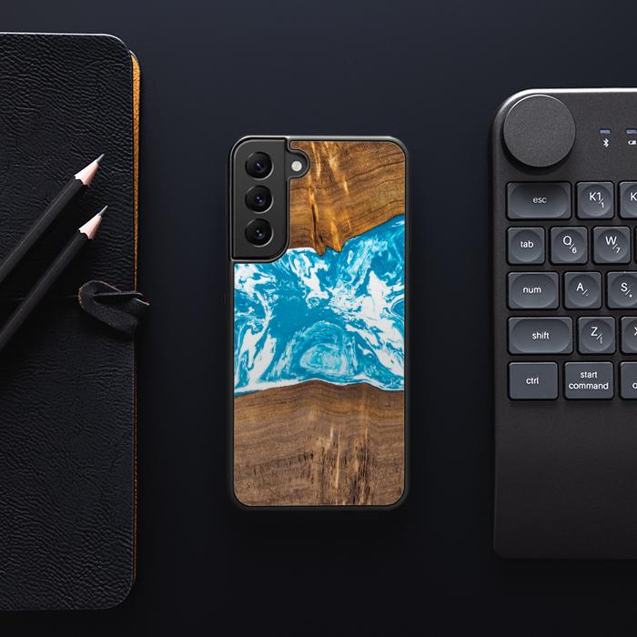 Samsung Galaxy S23 Handyhülle aus Harz und Holz - SYNERGY#A7