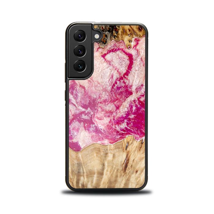 Samsung Galaxy S23 Handyhülle aus Harz und Holz - Synergy#D123